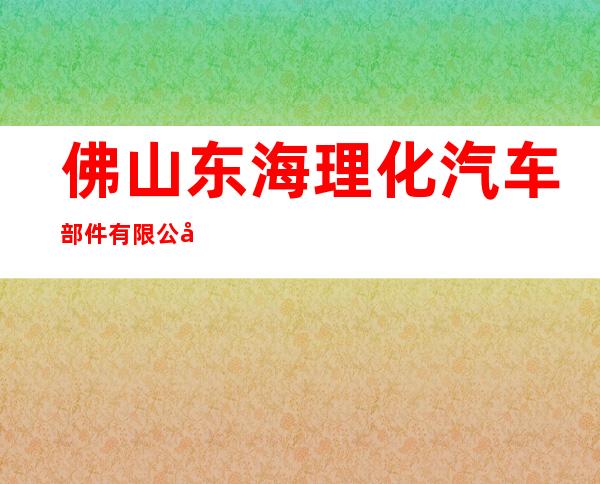 佛山东海理化汽车部件有限公司